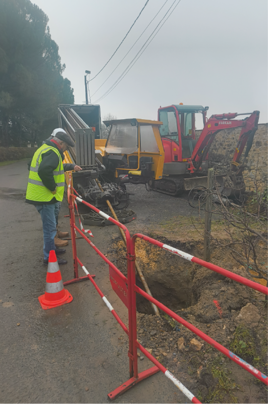 Photos - Travaux raccordement Trémolat_2